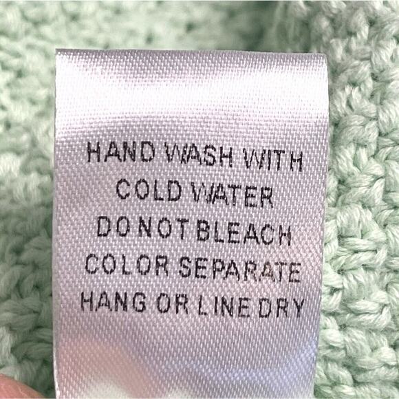 BiBi Light Green Cable Knit Sweater - Picture 4 of 15